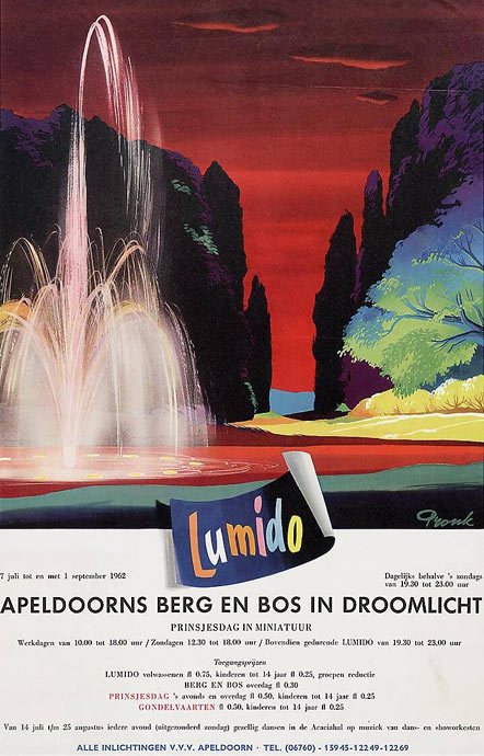 Affiche Lumido, J. Pronk 1962 (Adviz)