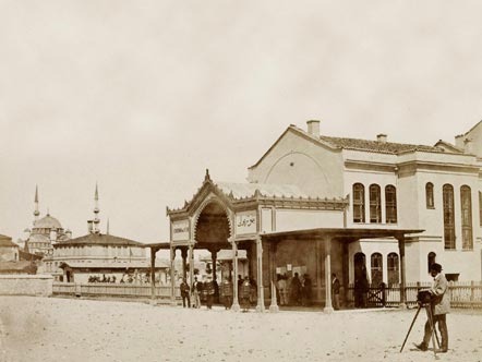 Het oude station Constantinopel