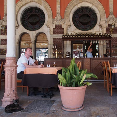 Op het Sirkecie-station in istanbul, foto Ben Bregman