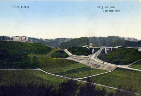 Ansichtkaart Bergspoor, ca. 1915