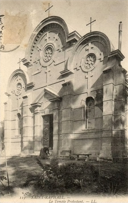 Ansichtkaart Temple protestant Saint-Raphaël, ca. 1900