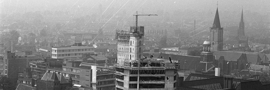 Bouw Neudeflat, 1961. Foto Harry Pot/Anefo/Nationaal Archief CC-BY-SA