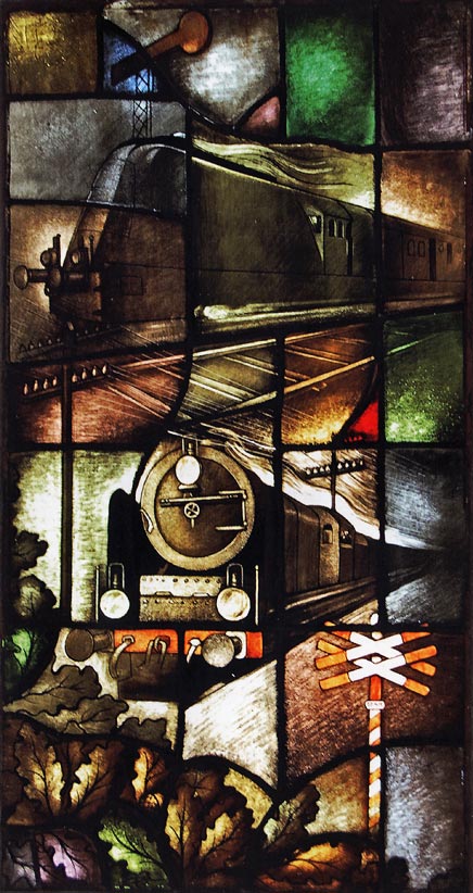 Raam Jongeriuskantoor door Willem Mengelberg, 1939