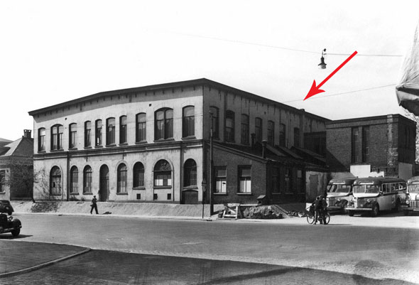 ATO-gebouw vlak voor sloop, 1951 (Het Utrechts Archief)
