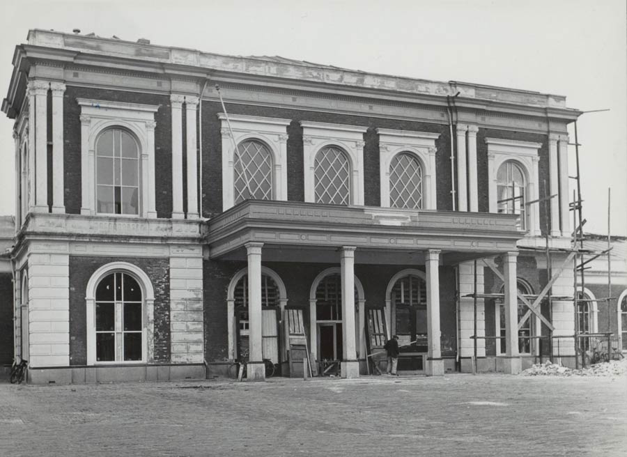 Renovatie Maliebaanstation, ca. 1952 (Nationaal Archief)