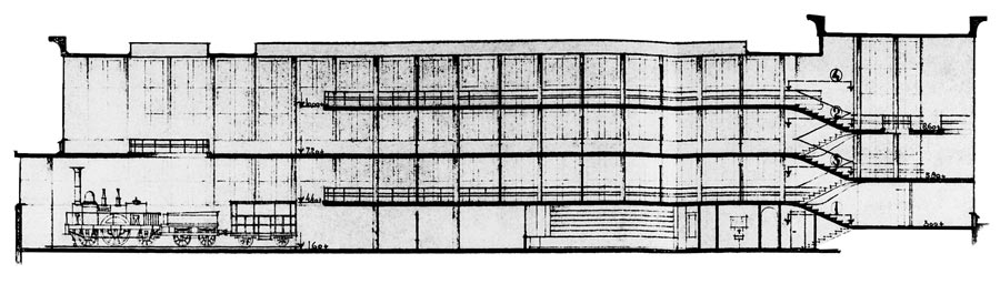 Dwarsdoorsnede, Sybold van Ravesteyn, 1941