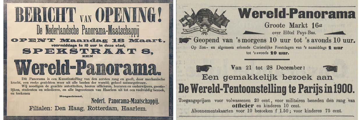 Advertenties Haarlems Dagblad 18 maart 1901 / Arnhemsche Courant 24 december 1901